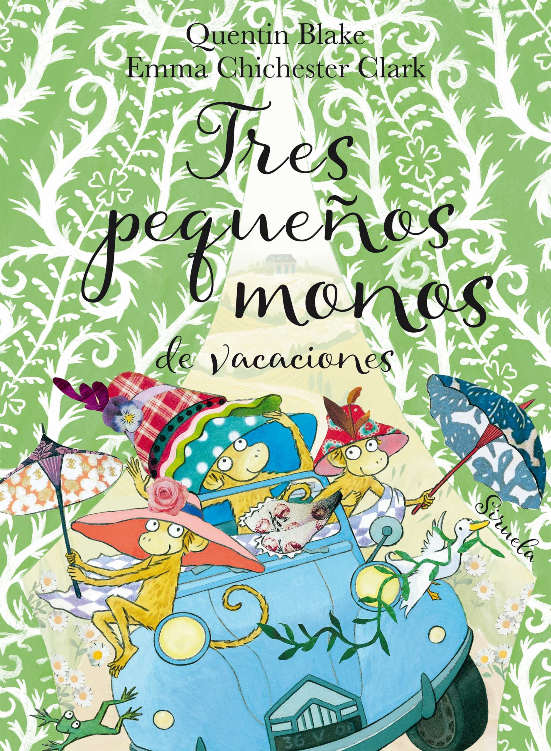 Portada del Libro Tres Pequeños Monos De Vacaciones de Quentin Blake - 9788417996390
