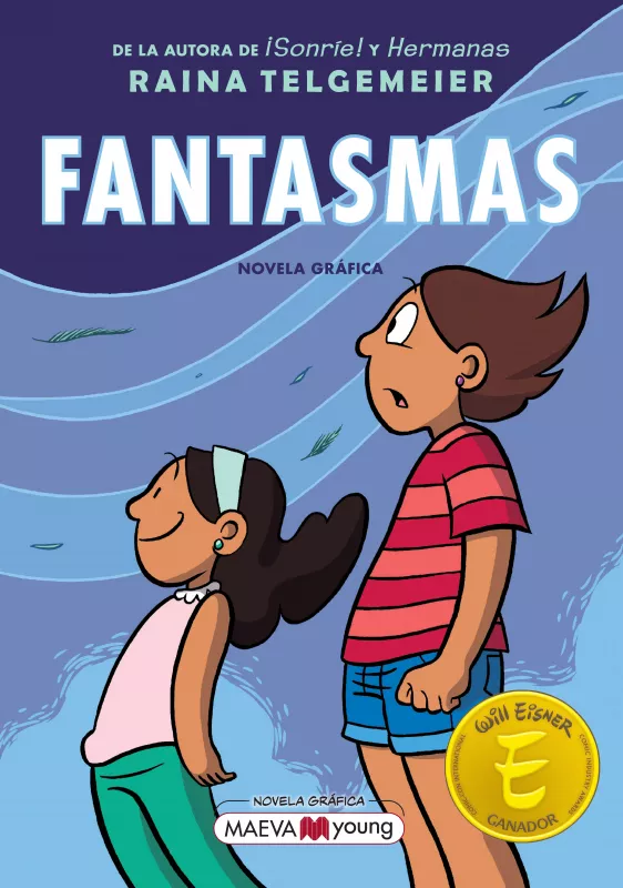 Portada del Libro Fantasmas de Raina Telgemeier - 9788417708504
