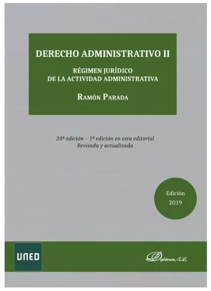 Portada del Libro Derecho Administrativo Ii (24ª Ed. 2019) de Ramon Parada - 9788413241746