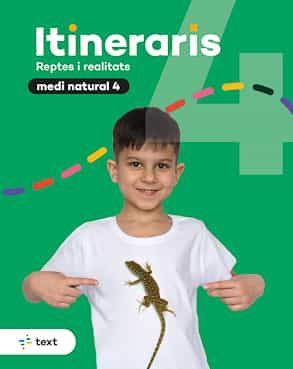 Portada del Libro Itineraris. Medi Natural 4º Educacion Primaria de Rebeca Ribas - 9788441233331