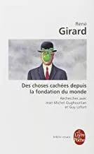 Portada del Libro Des Choses Cachées Depuis La Fondation Du Monde de Rene Girard - 9782253032441