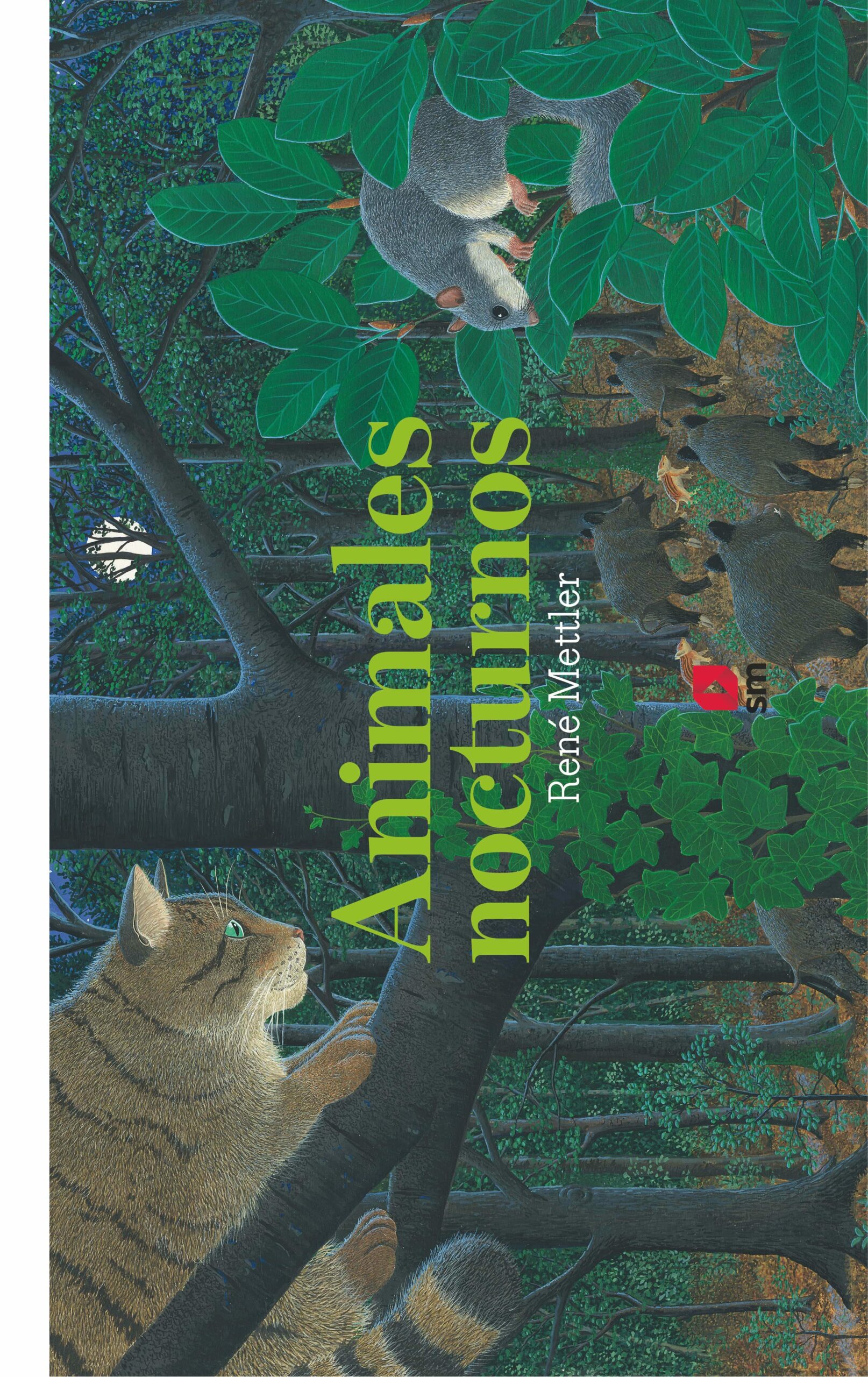 Portada del Libro Los Animales Nocturnos de Rene Mettler - 9788413185439