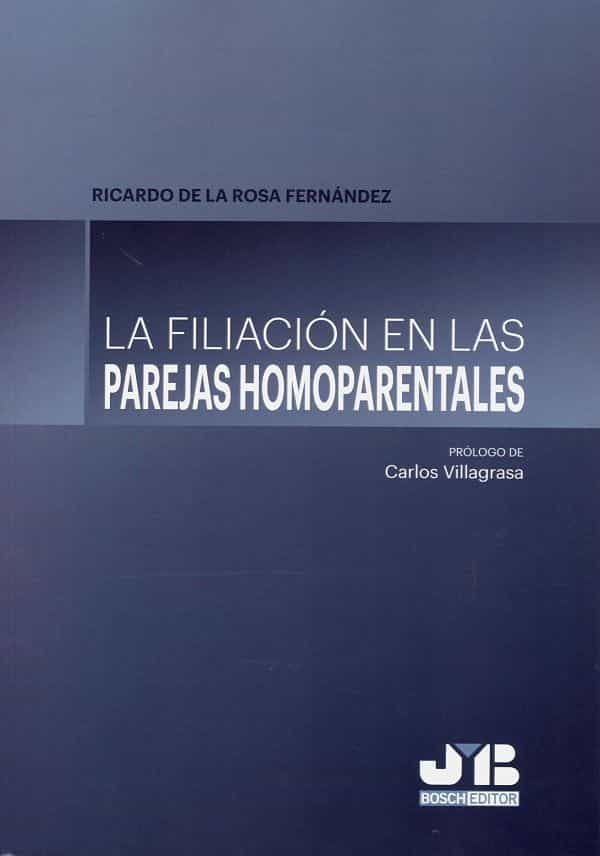 Portada del Libro La Filiacion En Las Parejas Homoparentales de Ricardo De La Rosa Fernandez - 9788412192032