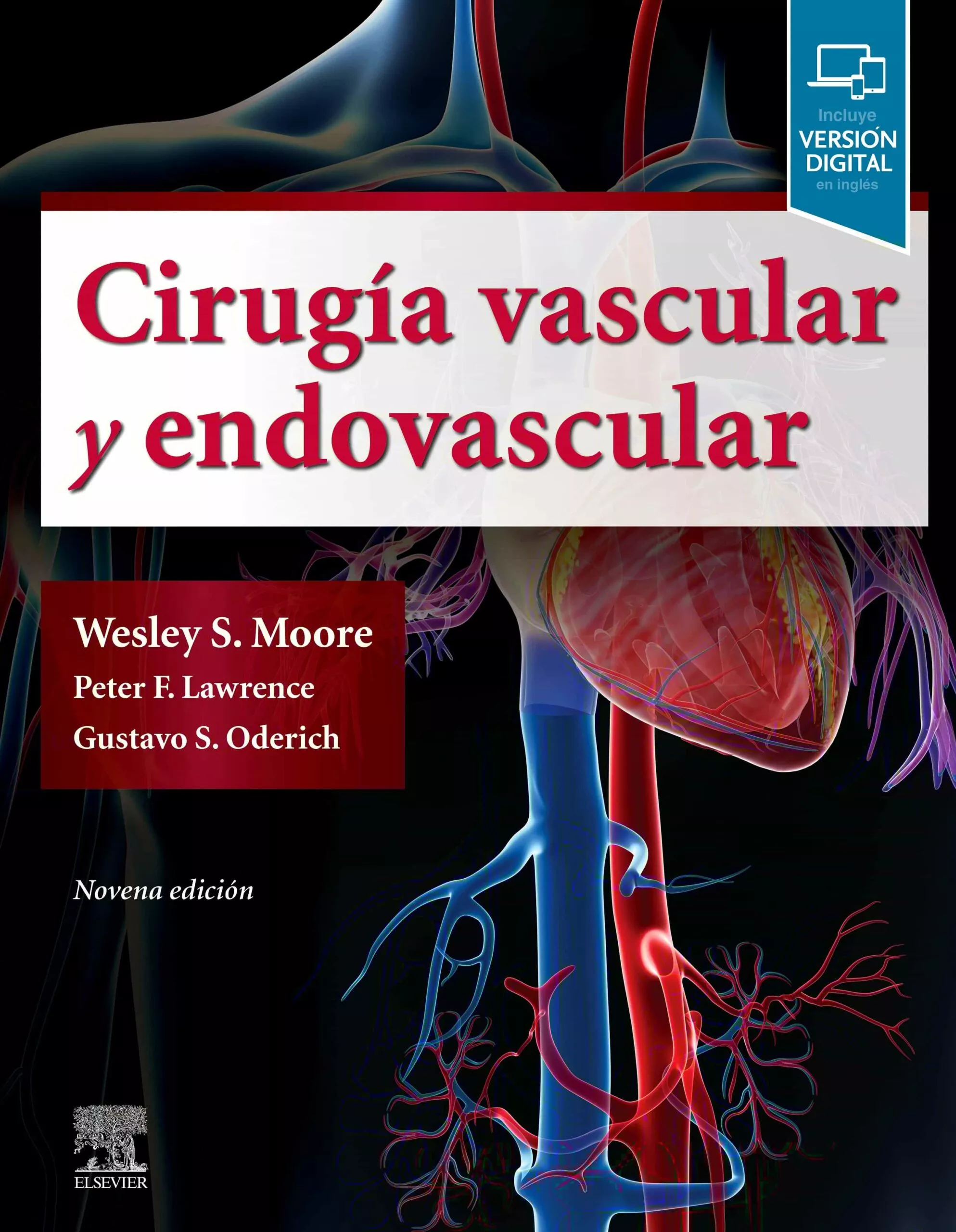 Portada del Libro Cirugía Vascular Y Endovascular 9ª Ed. de Richard Moore - 9788491135562