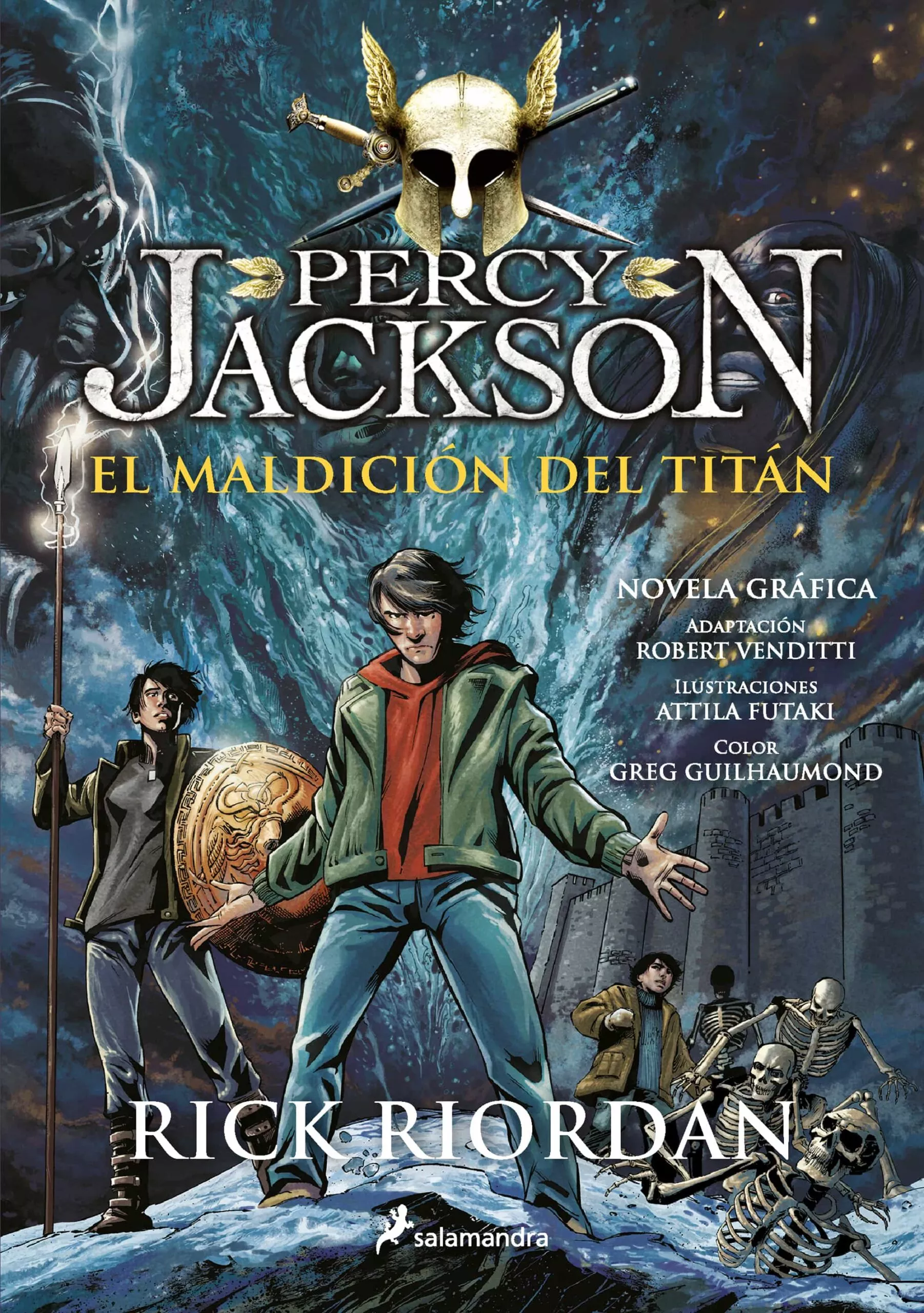 Portada del Libro La Maldicion Del Titan (Novela Grafica Percy Jackson Y Los Dioses Del de Rick Riordan - 9788498389708
