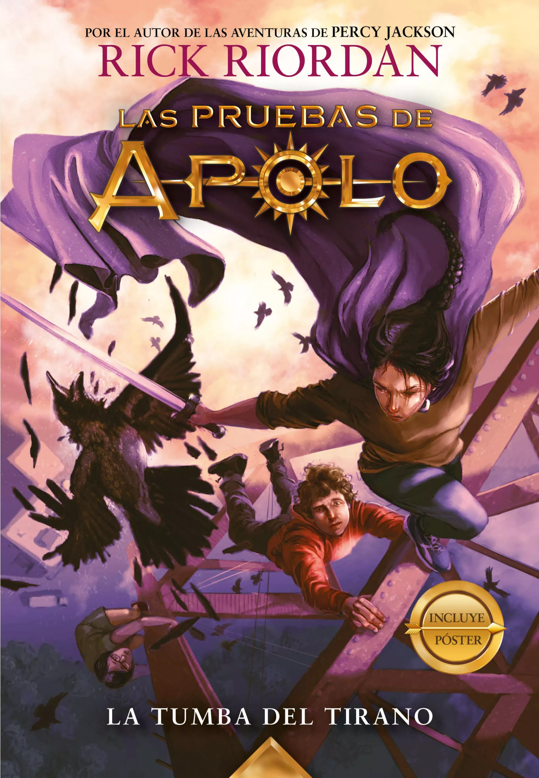 Portada del Libro Las Pruebas De Apolo 4: La Tumba Del Tirano de Rick Riordan - 9788417773090
