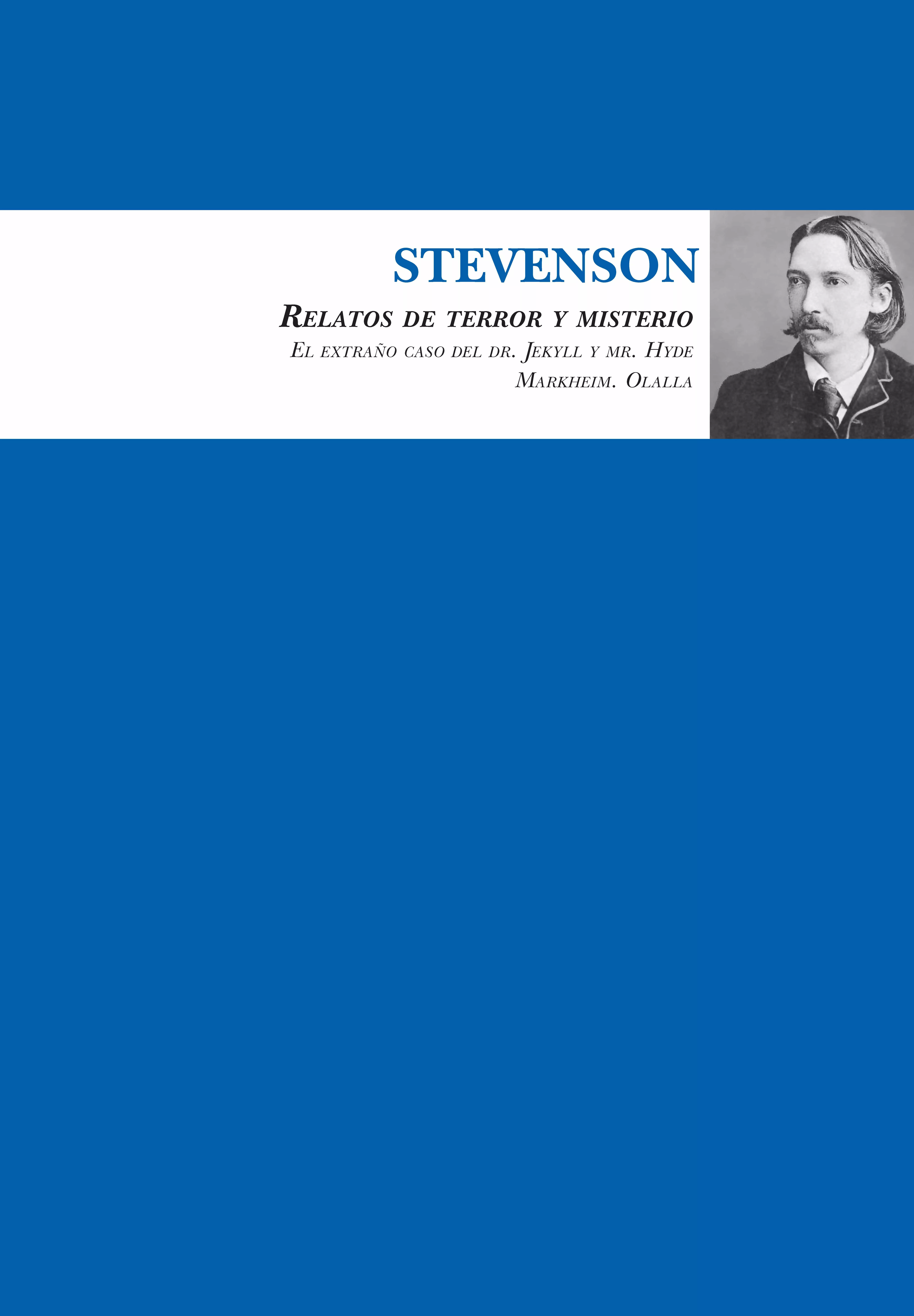 Portada del Libro Stevenson. Relatos De Terror Y Misterio de Robert Louis Stevenson - 9788417797942