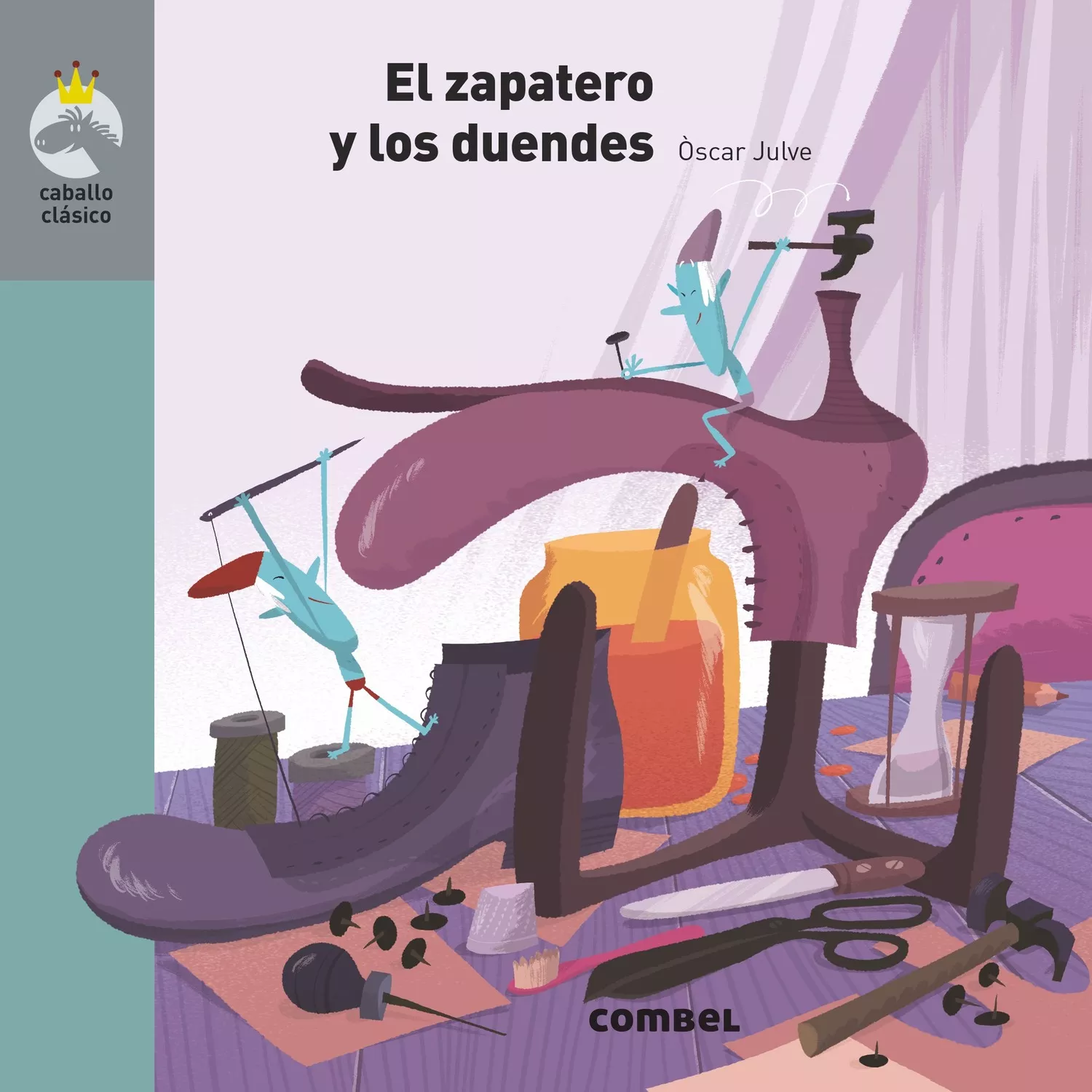 Portada del Libro Caballo Clasico :El Zapatero Y Los Duendes (Letra De Palo) de Roberto Bravo - 9788491015383