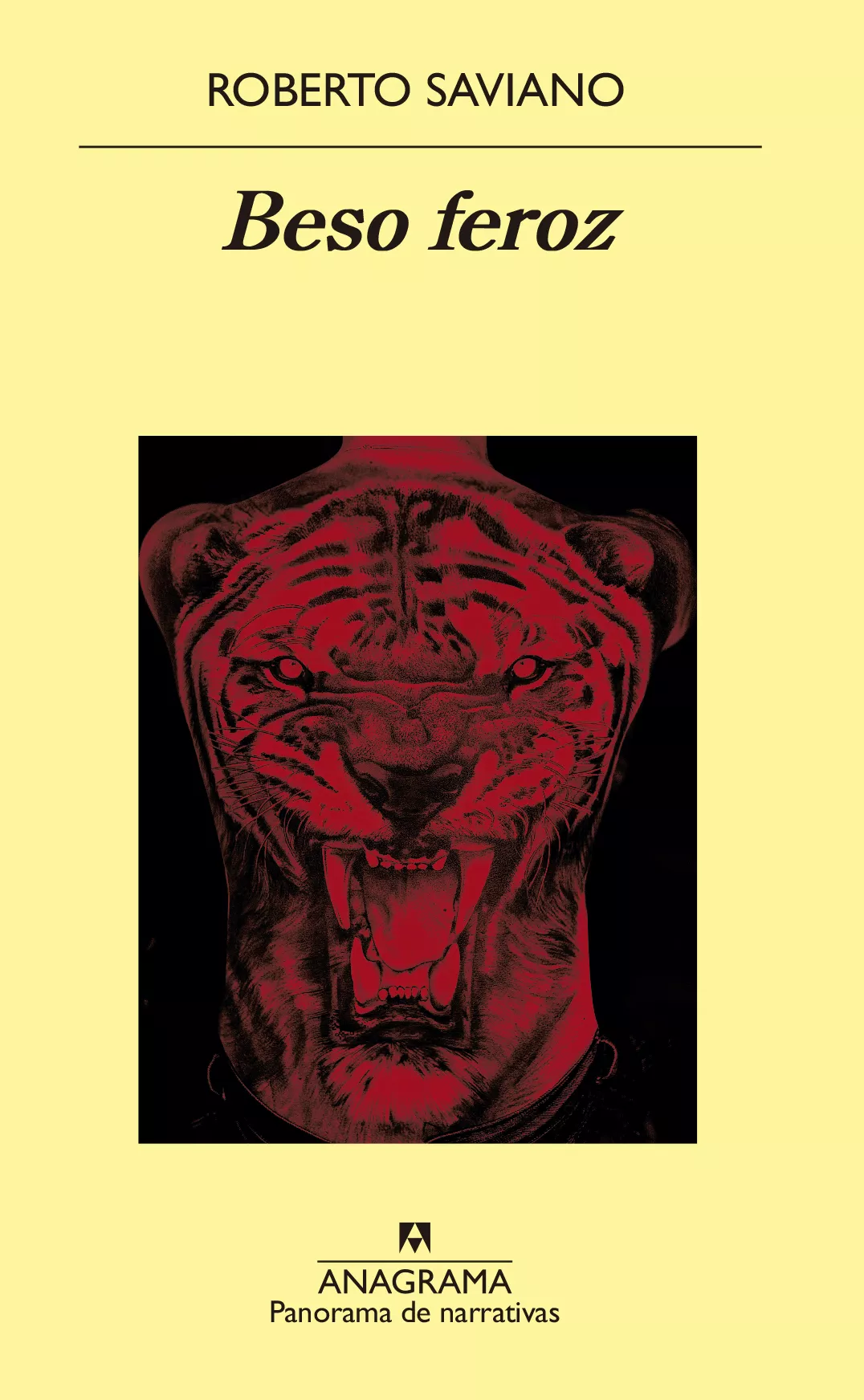Portada del Libro Beso Feroz de Roberto Saviano - 9788433980601