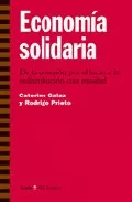 Portada del Libro Economia Solidaria de Rodrigo Prieto - 9788474268805