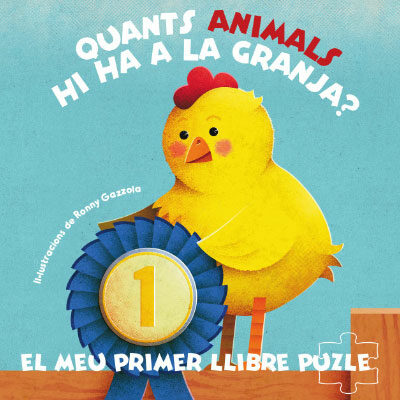 Portada del Libro El Meu Primer Llibre Puzle: Quants Animals Hi Ha A La Granja? Vvkids: de Ronny Gozzola - 9788468270371