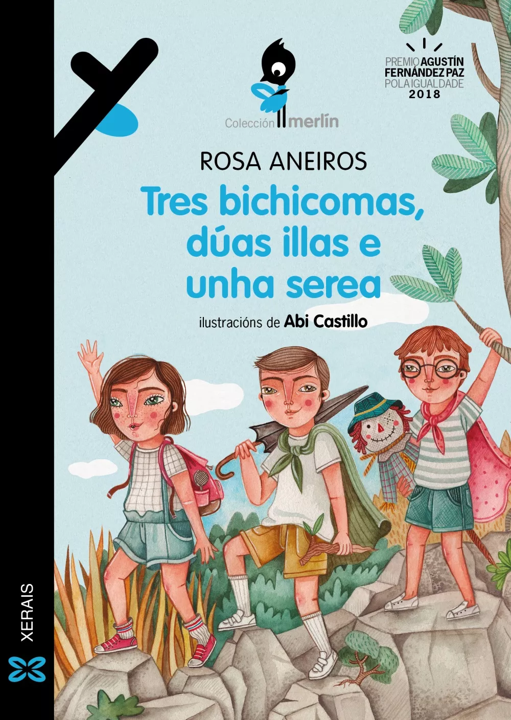 Portada del Libro Tres Bichicomas Duas Illas E Unha Serea de Rosa Aneiros - 9788491215684