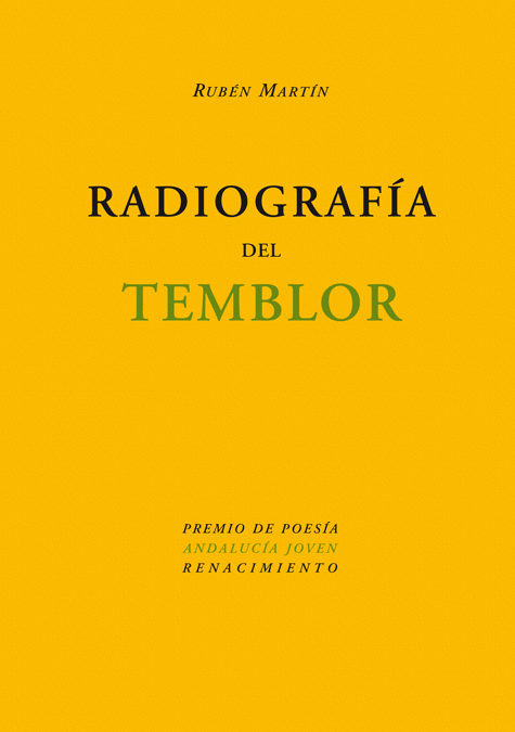 Portada del Libro Radiografia Del Temblor de Ruben Martin - 9788484723028