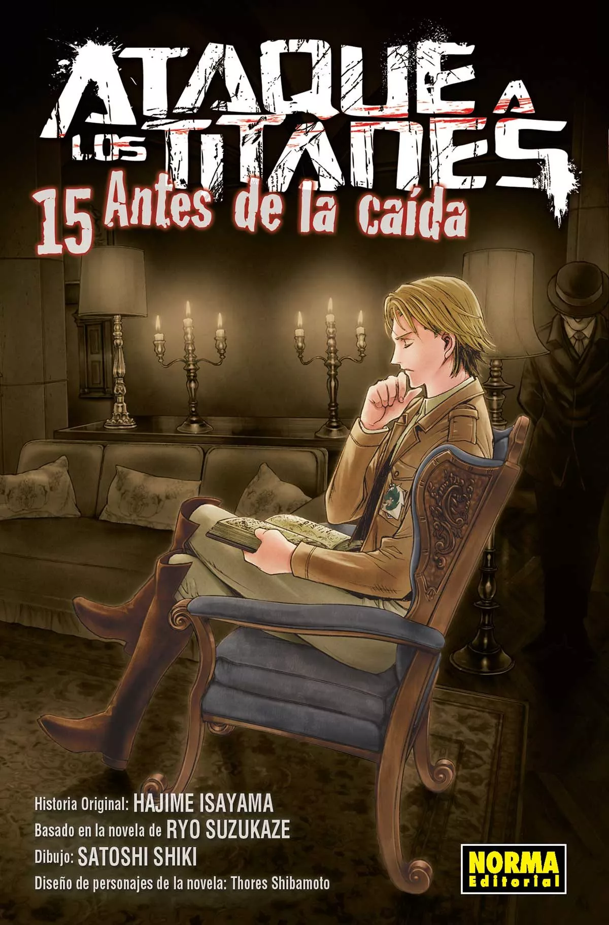 Portada del Libro Ataque A Los Titanes: Antes De La Caida 15 de Ryo Suzukaze - 9788467938791