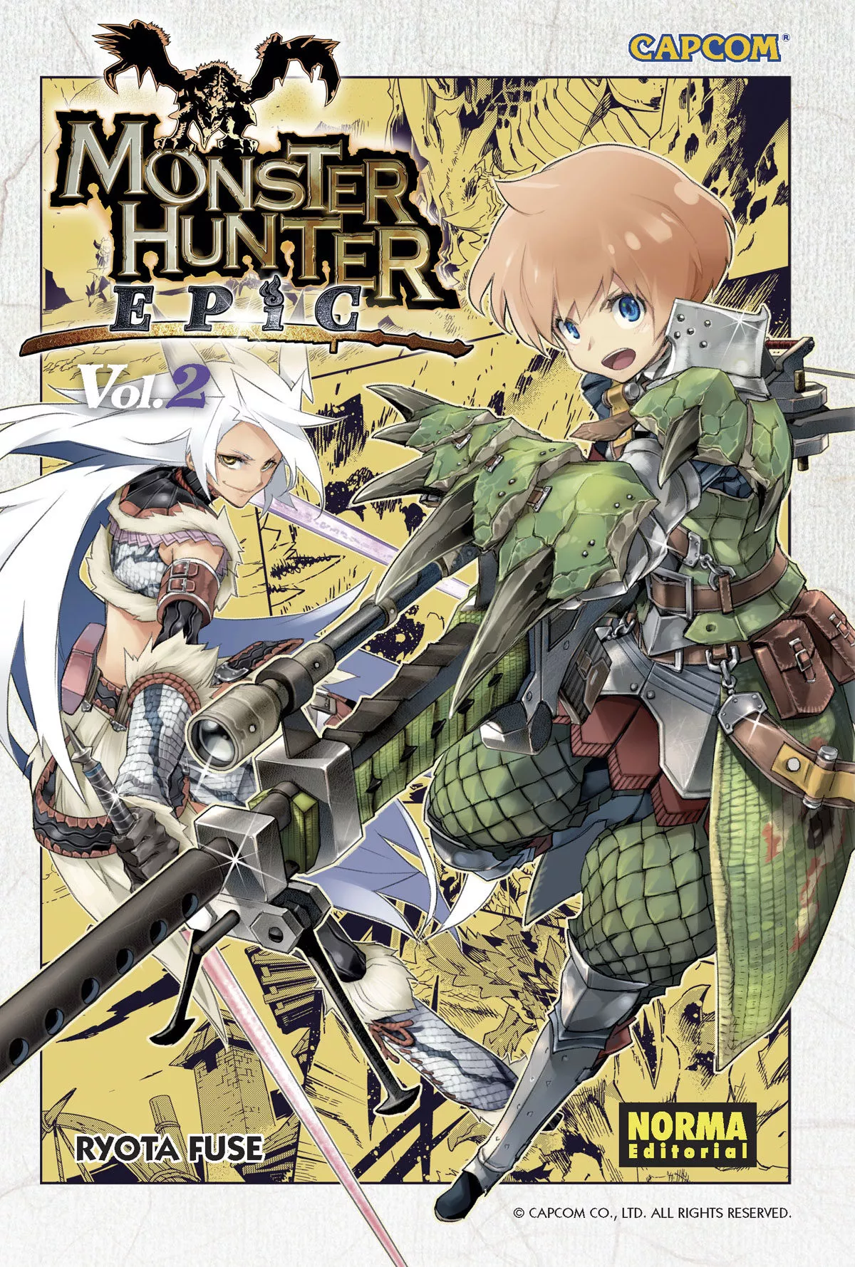 Portada del Libro Monster Hunter Epic 2 de Ryuta Fuse - 9788467937879