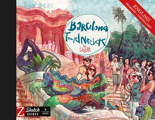Portada del Libro Barcelona Travel Notebook de Sagar - 9788484788850