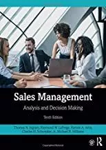 Portada del Libro Sales Management: Analysis And Decision Making de - 9780367252748