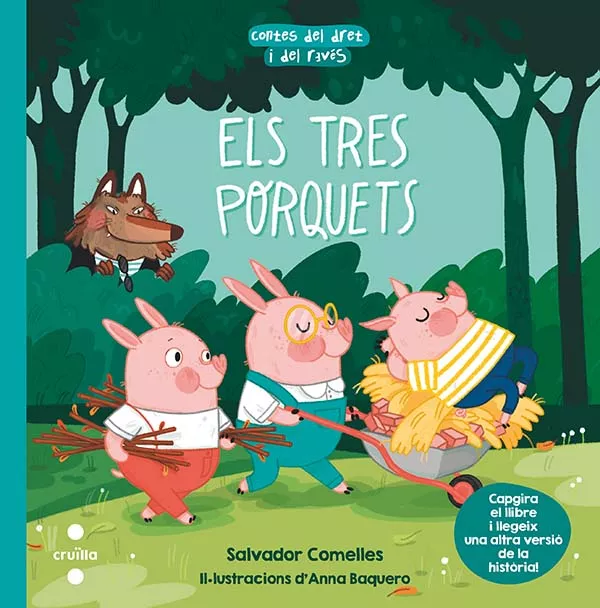 Portada del Libro Els Tres Porquets / Els Tres Porquets Espavilats de Salvador Comelles - 9788466147651