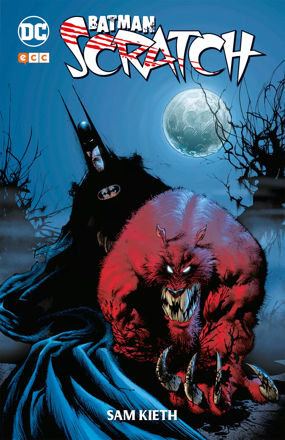 Portada del Libro Batman: Scratch de Sam Kieth - 9788418094453