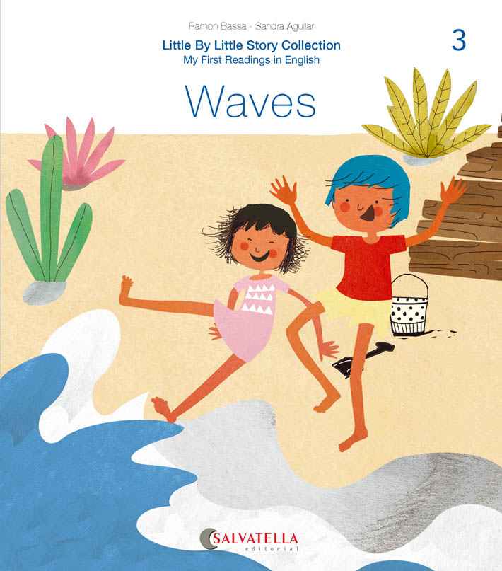 Portada del Libro Little By Little (Ratito Ratito) 3.-The Waves de Sandra Aguilar - 9788417841621