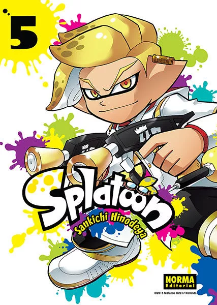 Portada del Libro Splatoon 5 de Sankichi Hinodeya - 9788467937893
