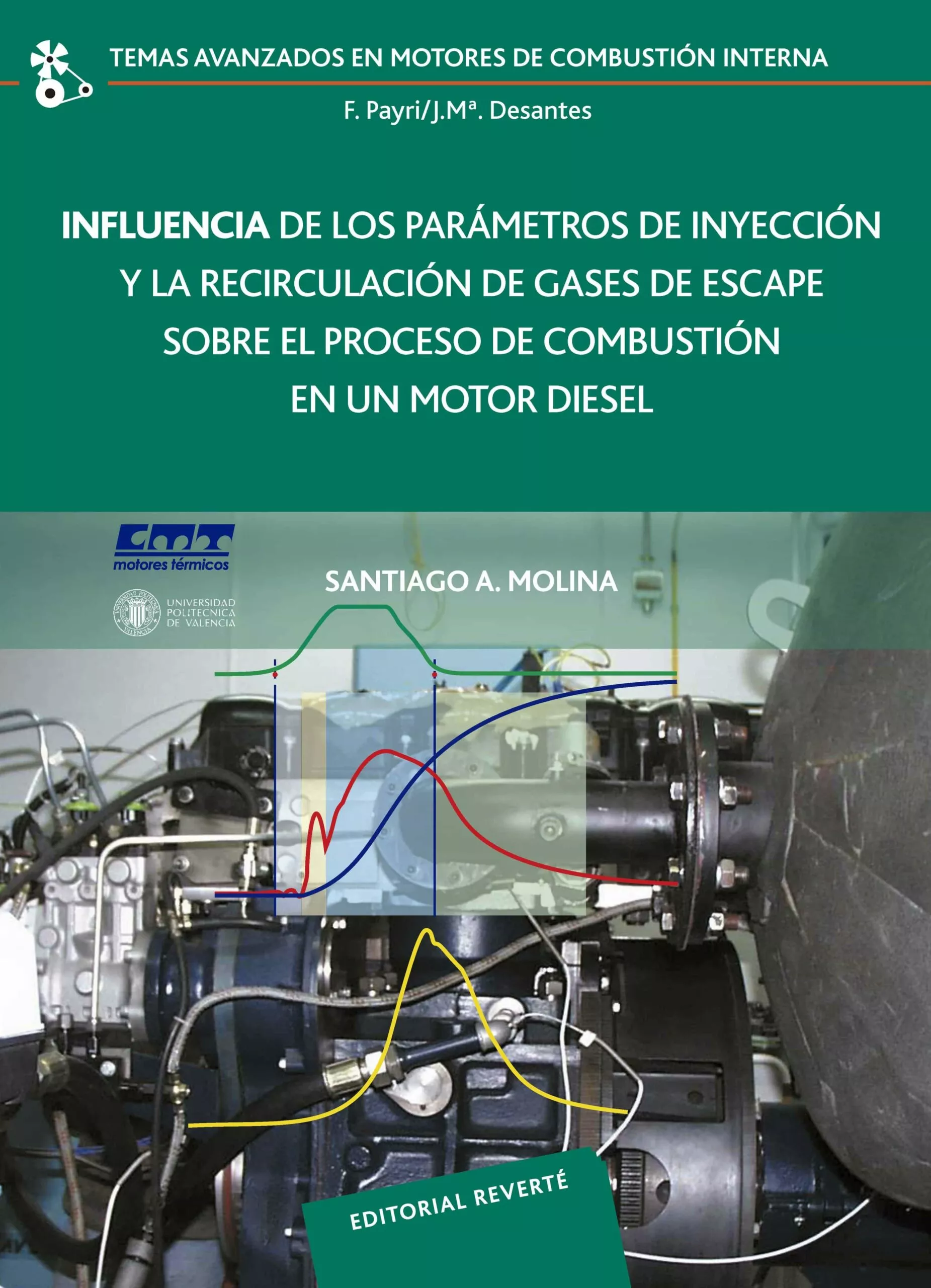 Portada del Libro Influencia De Los Parametros De Inyeccion Y La Recirculacion De G Ases de Santiago A. Molina - 9788429147049