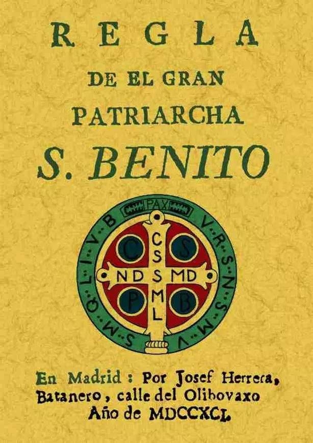 Portada del Libro Regla Del Gran Patriarca De San Benito (Ed. Facsimil De La De 179 1) de Santo Benito - 9788497611053