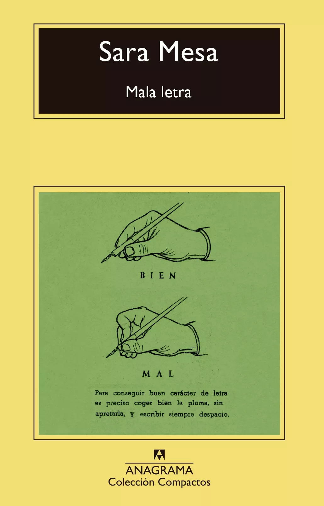 Portada del Libro Mala Letra de Sara Mesa - 9788433960580