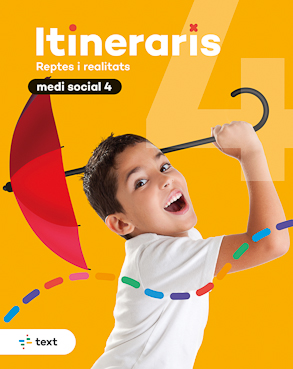 Portada del Libro Itineraris. Medi Social 4º Educacion Primaria de Sccl Eduxarxa - 9788441233232