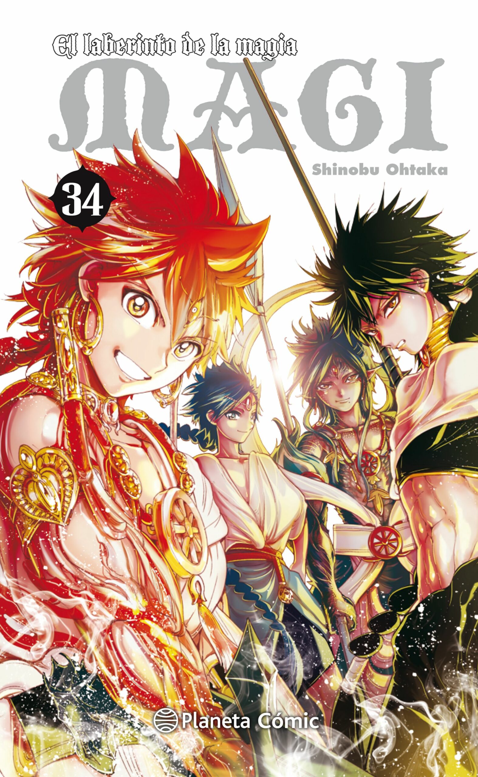 Portada del Libro Magi El Laberinto De La Magia Nº 34/37 de Shinobu Ohtaka - 9788491740285