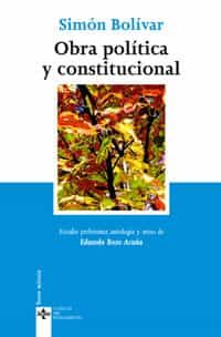 Portada del Libro Obra Politica Y Constitucional de Simon Bolivar - 9788430945177