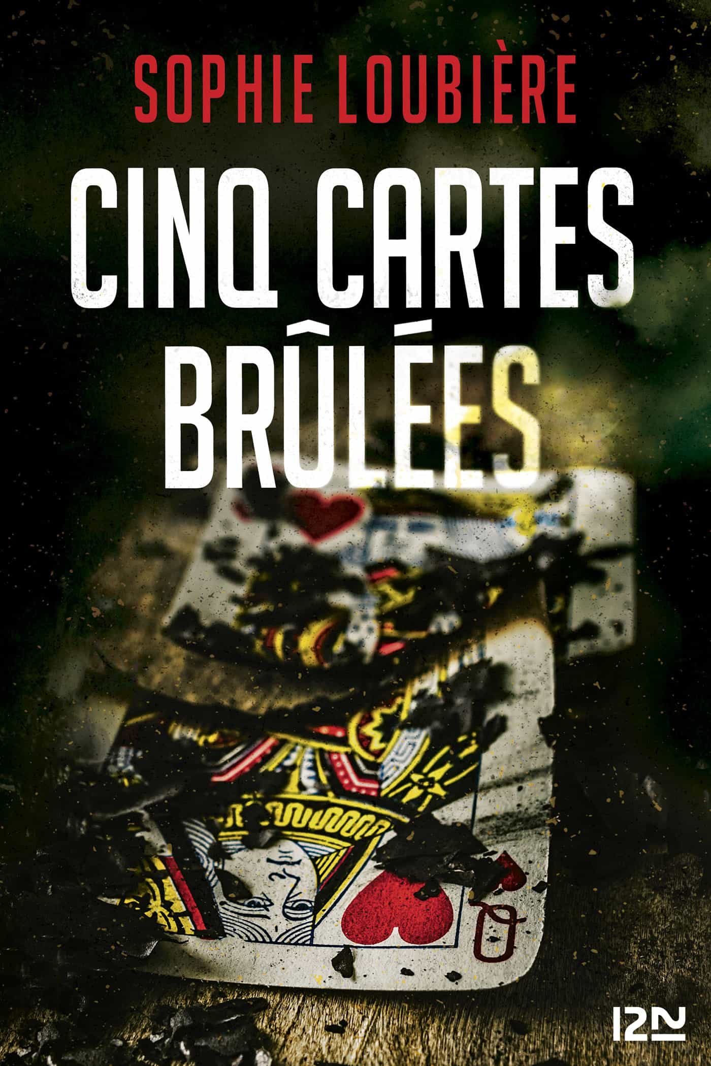 Portada del Libro Cinq Cartes Brulees de Sophie Loubiere - 9782265143968