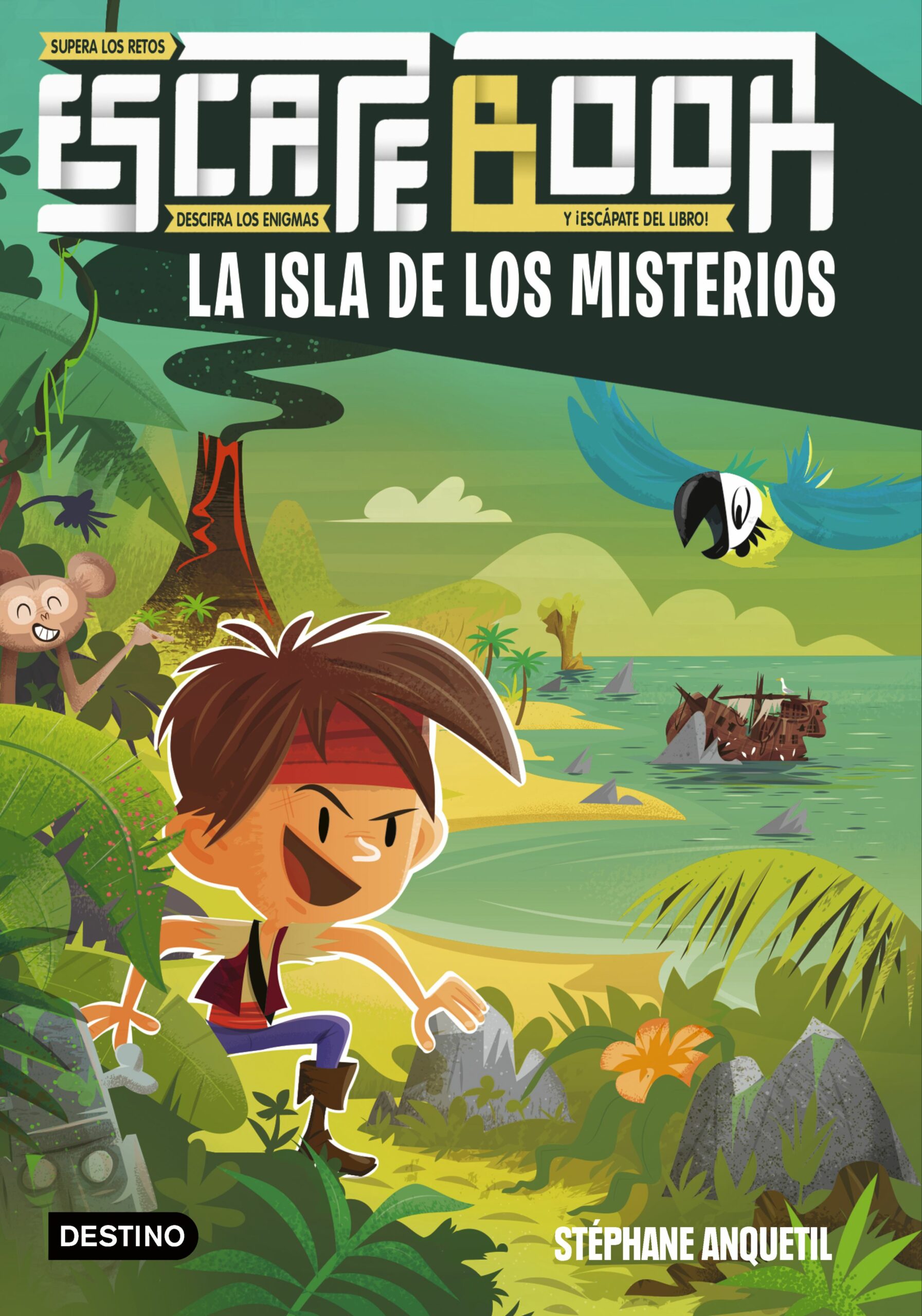 Portada del Libro Escape Book. La Isla De Los Misterios de Stephane Anquetil - 9788408227236