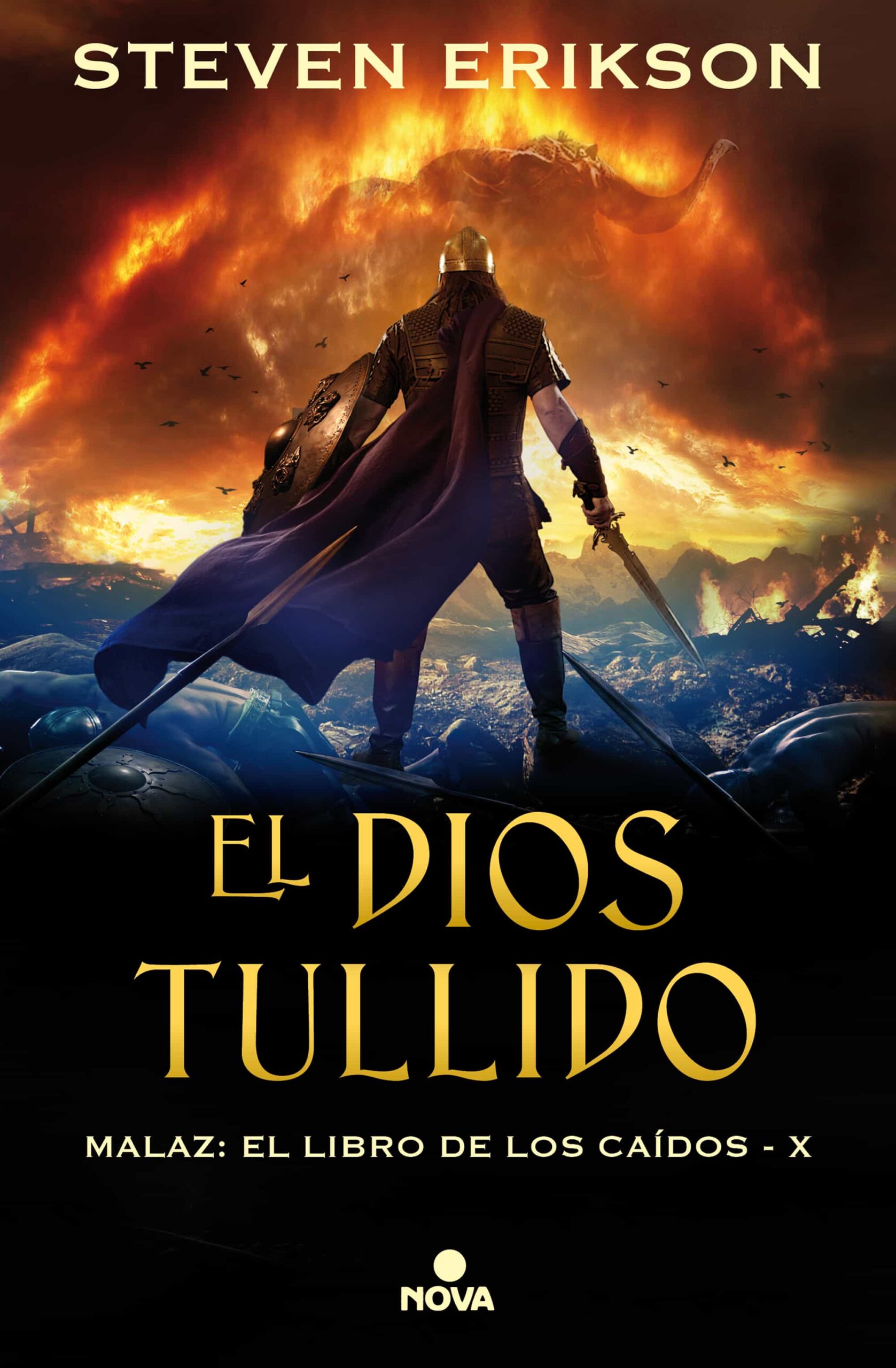Portada del Libro El Dios Tullido. Malaz X de Steven Erikson - 9788417347864