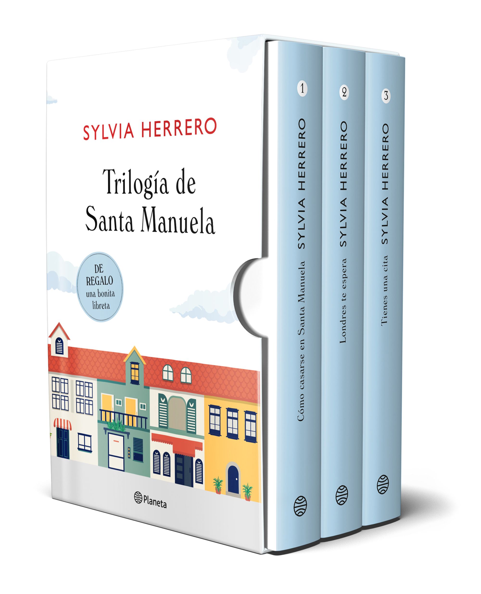 Portada del Libro Estuche Santa Manuela (Cómo Casarse En Santa Manuela + Londres Te Espe de Sylvia Herrero - 9788408231424