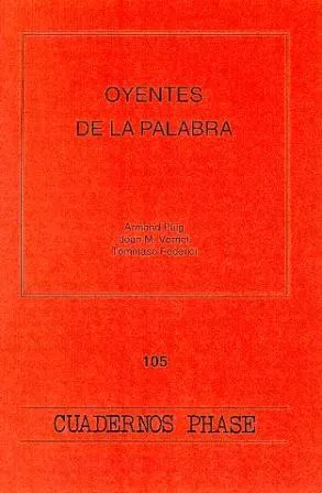 Portada del Libro Oyentes De La Palabra de T. Federici - 9788474676327