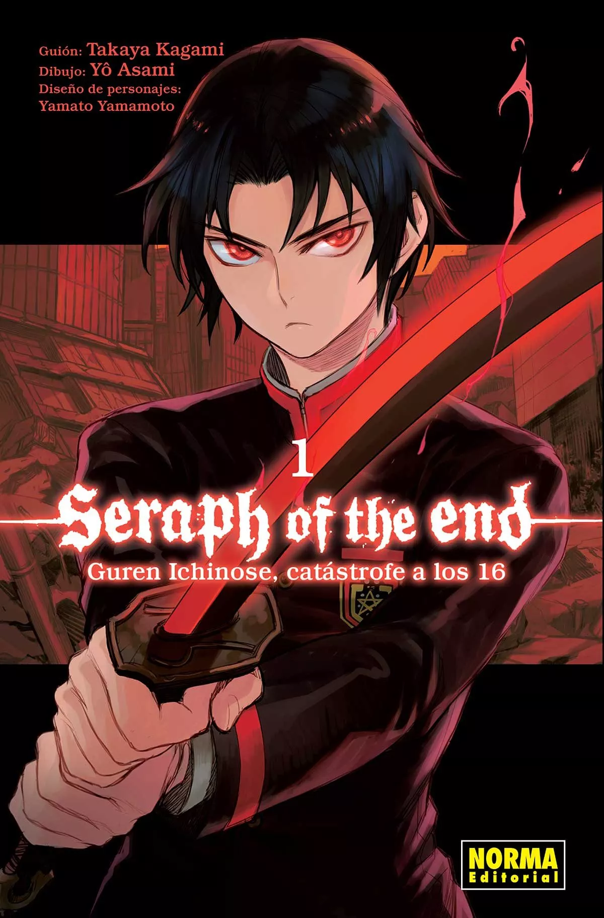Portada del Libro Seraph Of The End: Guren Ichinose Catastrofe A Los Dieciseis 1 de Takaya Kagami - 9788467938890