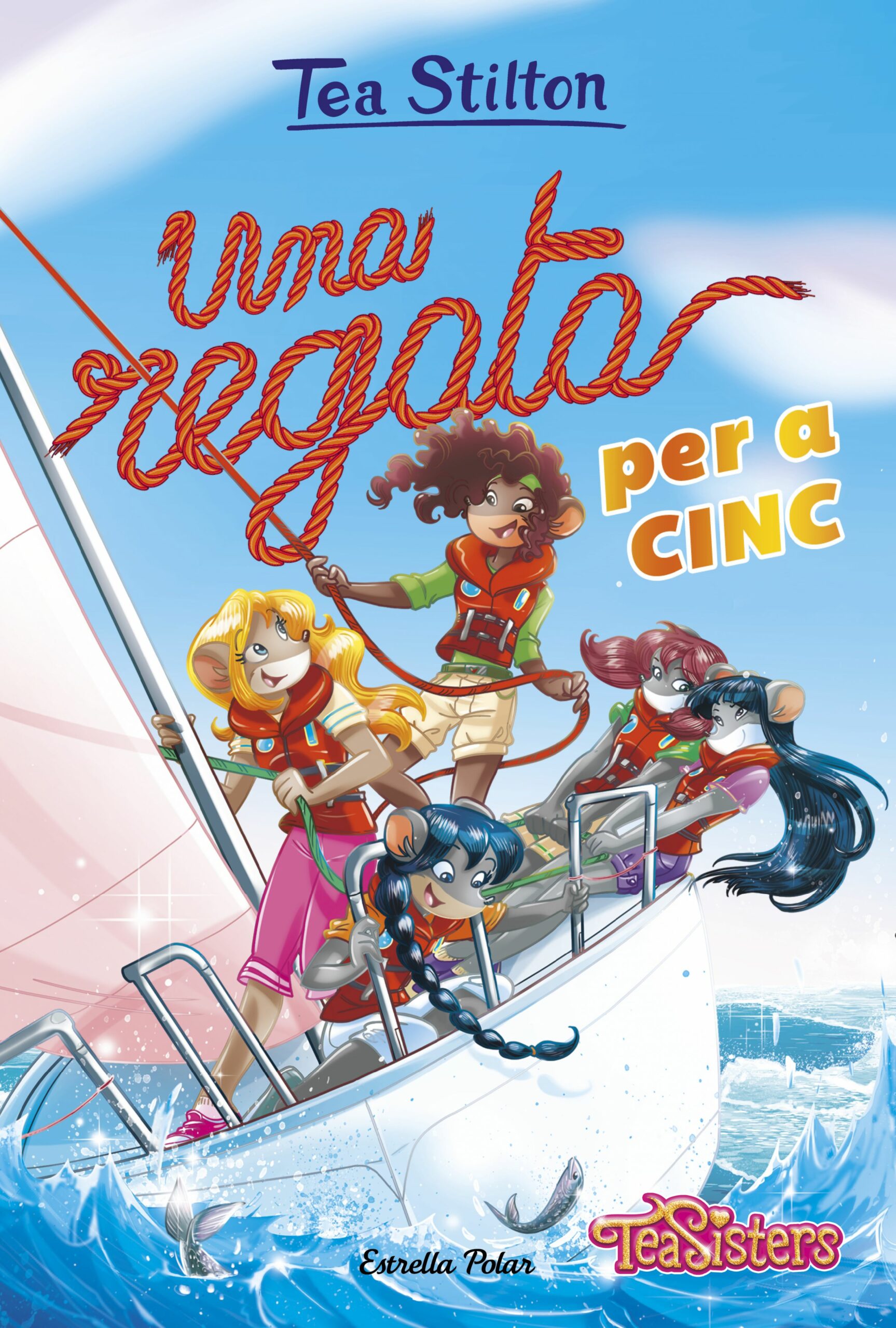 Portada del Libro Una Regata Per A Cinc de Tea Stilton - 9788418134043