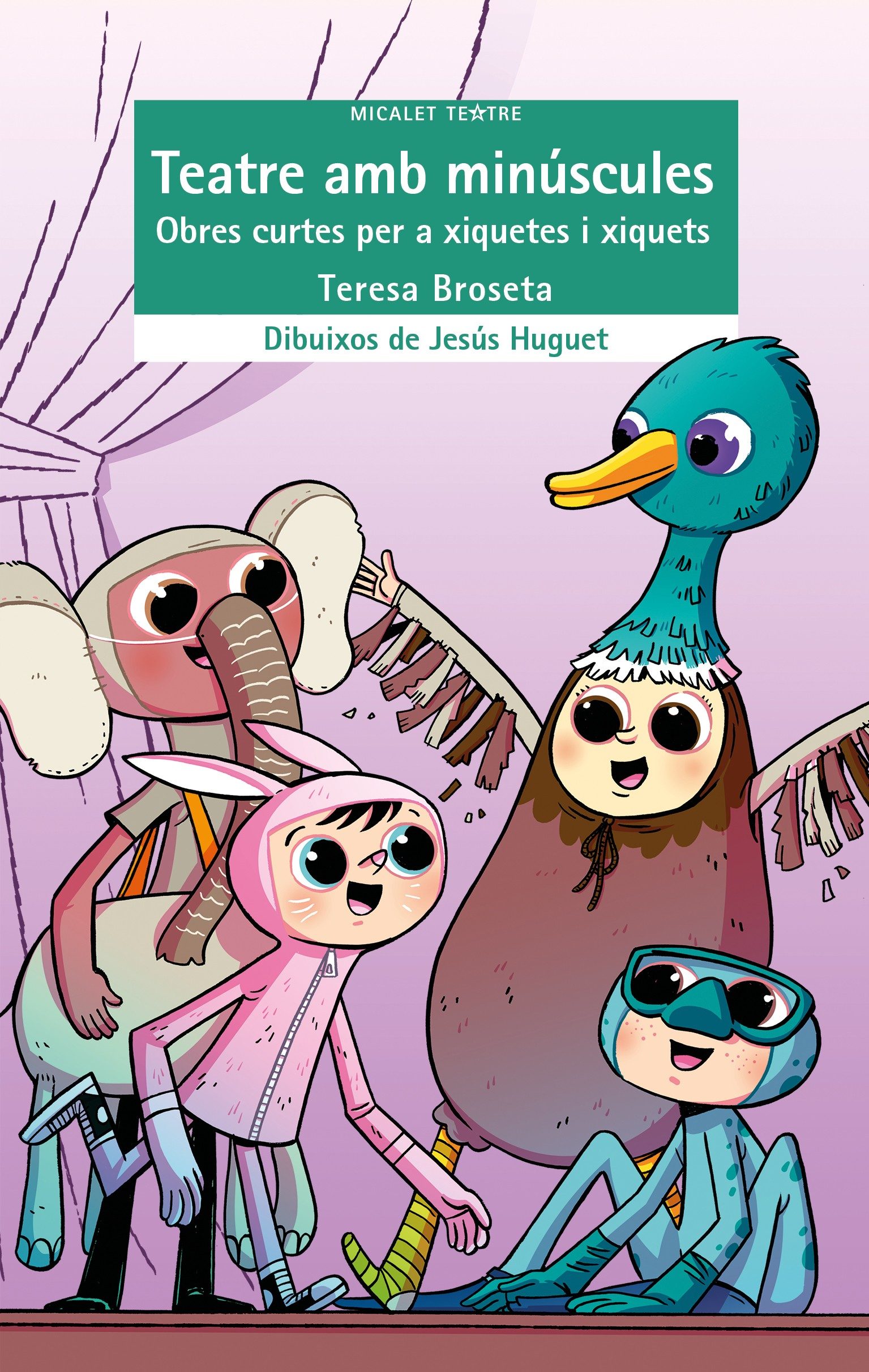 Portada del Libro Teatre Amb Minuscules -Valenciá- de Teresa Broseta - 9788413580043
