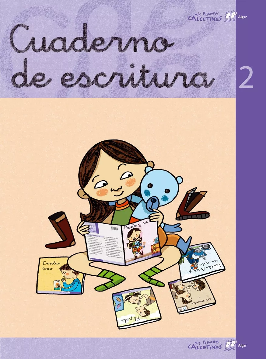 Portada del Libro Cuaderno De Escritura 2 (Mis Primeros Calcetines) de Teresa Soler - 9788496514669