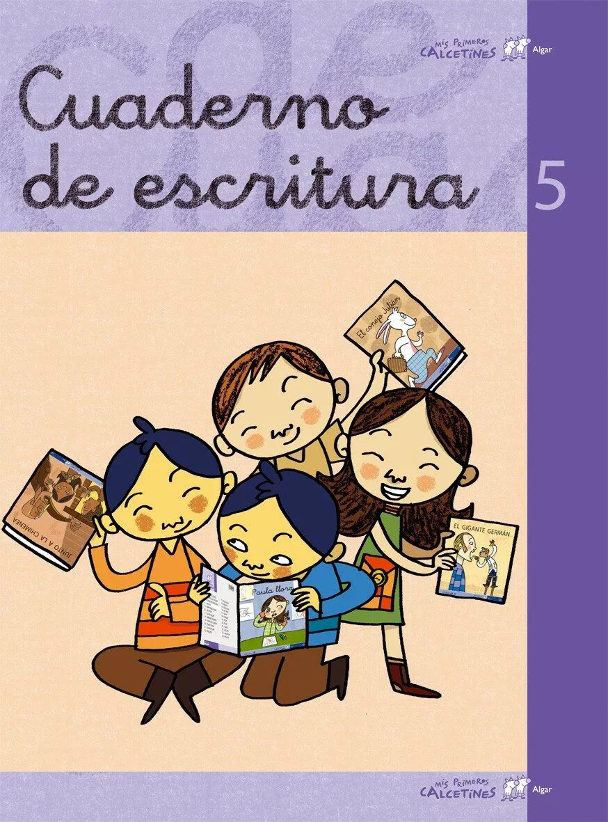 Portada del Libro Cuaderno De Escritura 5 (Mis Primeros Calcetines) de Teresa Soler - 9788496514690