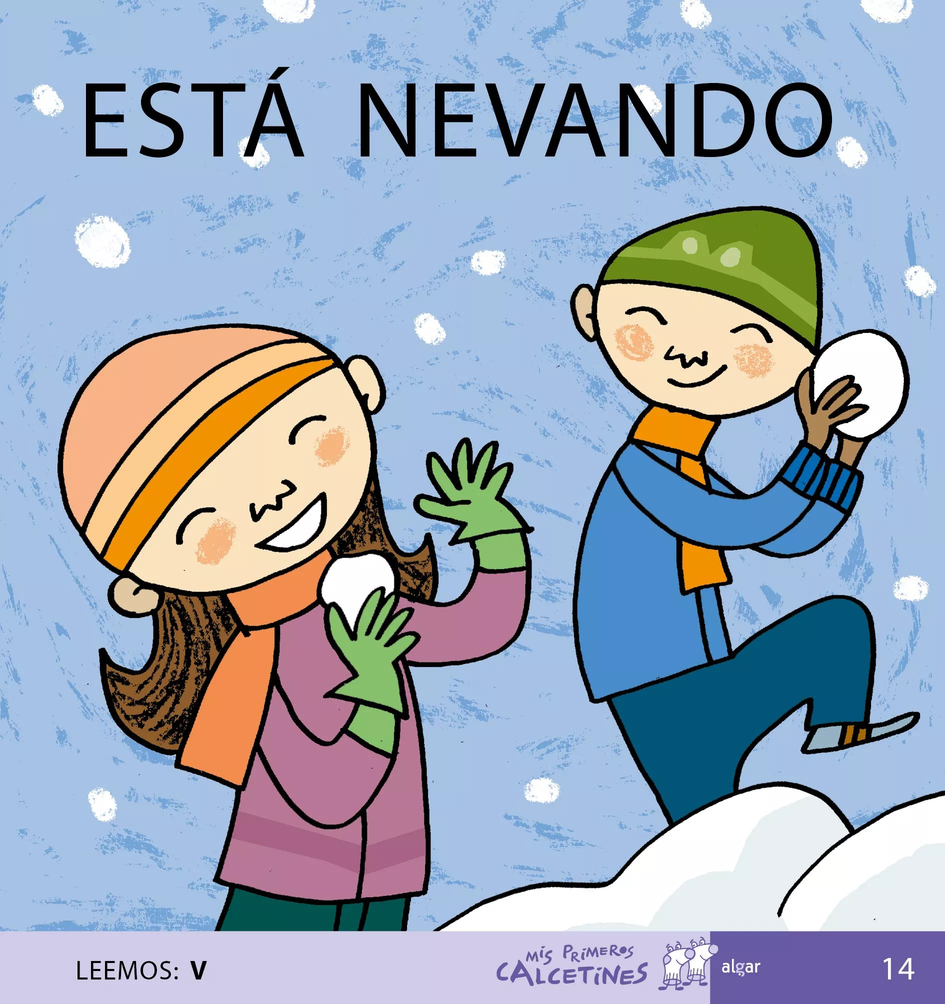 Portada del Libro Esta Nevando (Mis Primeros Calcetines; 14) (Mayusculas) de Teresa Soler - 9788496514201