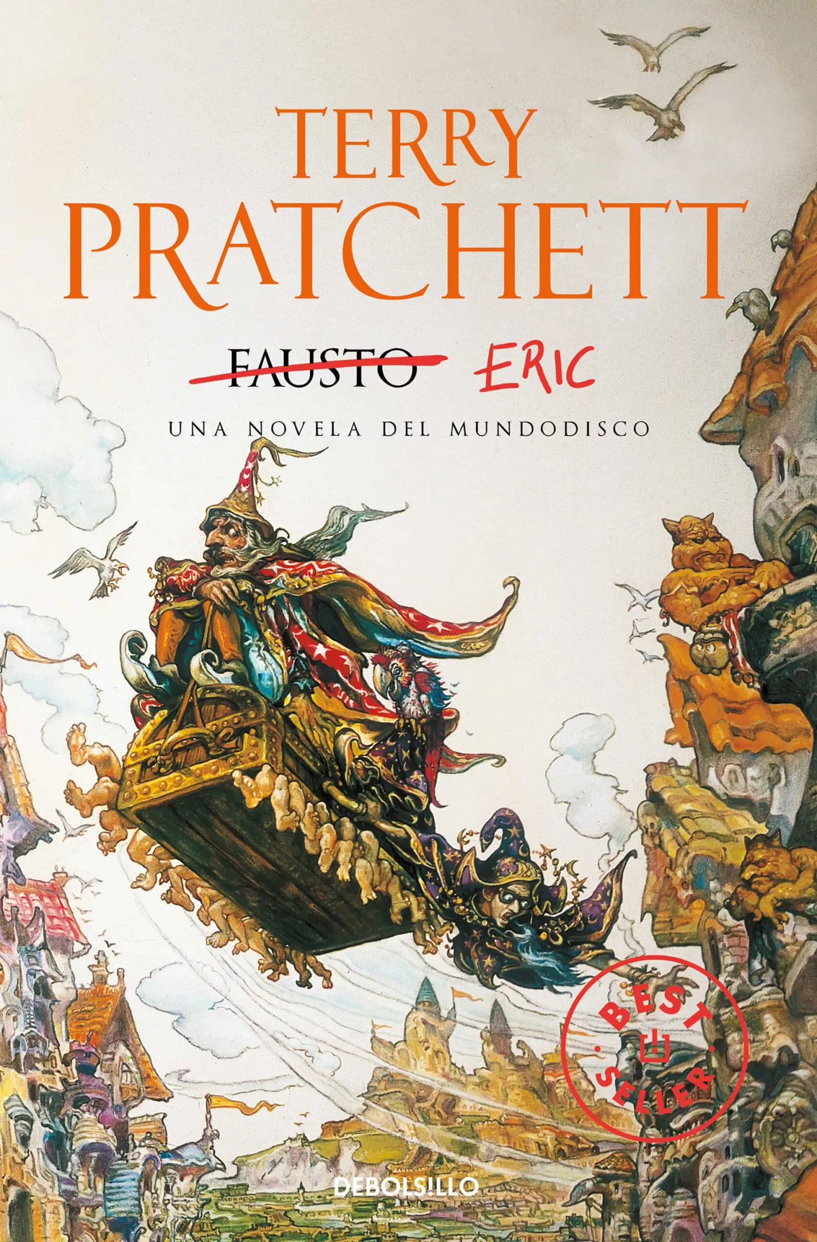 Portada del Libro Eric (Mundodisco 9 / Rincewind 4) de Terry Pratchett - 9788483460085