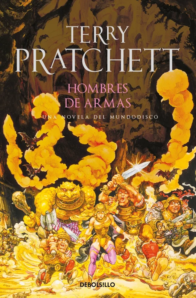 Portada del Libro Hombres De Armas (Mundodisco 15 / La Guardia De La Ciudad 2) de Terry Pratchett - 9788497936231