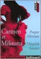 Portada del Libro Carmen Et Militona de Theophile Gautier - 9782070306282