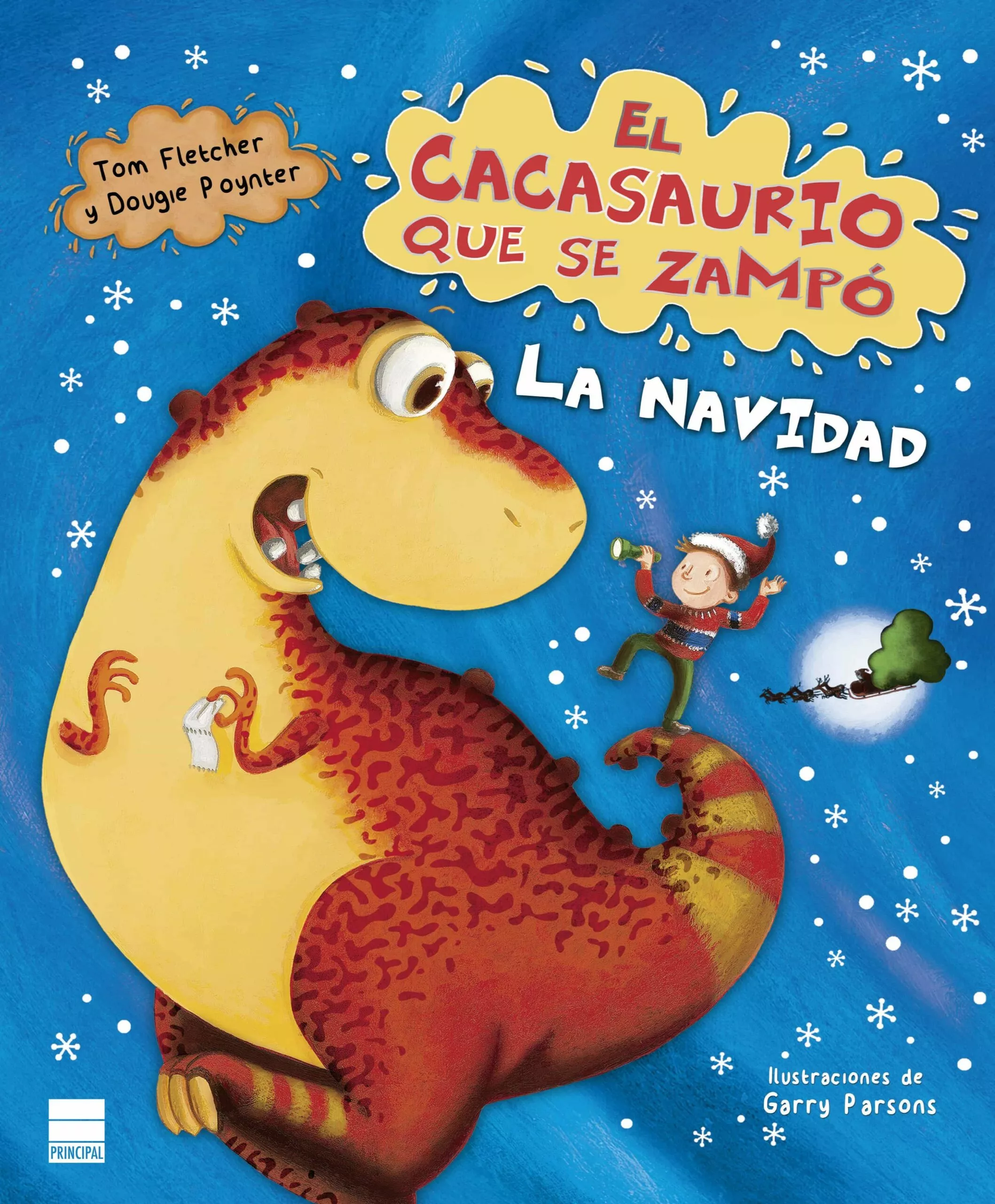 Portada del Libro El Cacasaurio Que Se Zampó La Navidad de Tom Fletcher - 9788417333737