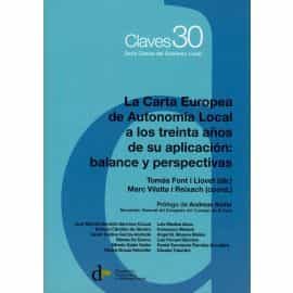 Portada del Libro La Carta Europea De Autonomía Local A Los Treinta Años De Su Aplicació de Tomas Font I Llovet - 9788412026740