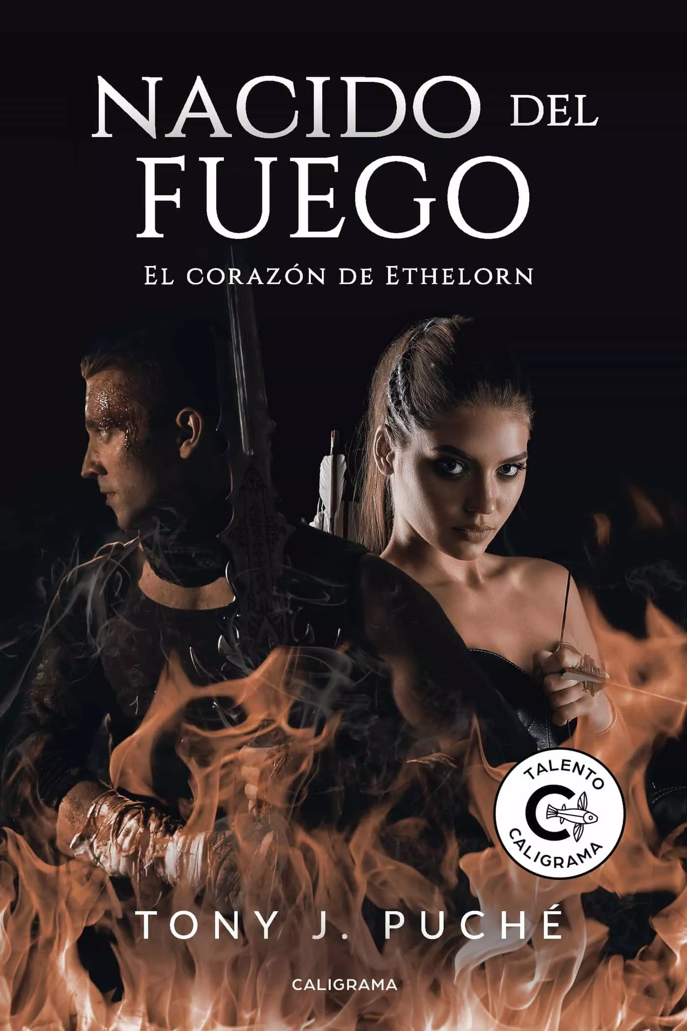 Portada del Libro (I.B.D.) Nacido Del Fuego de Toni J. Puche - 9788417887056