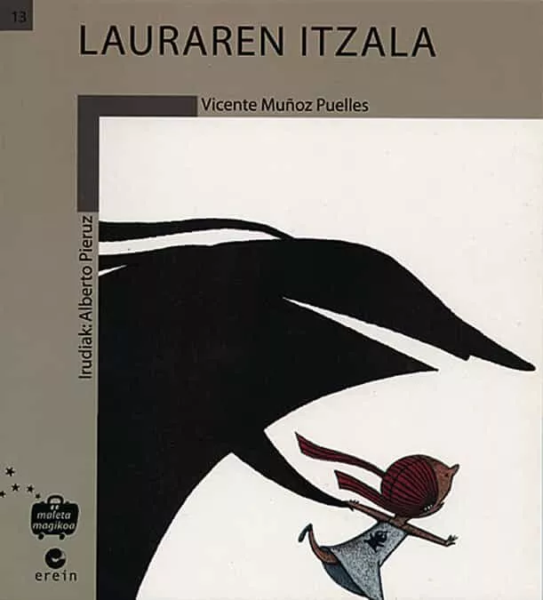 Portada del Libro Lauraren Itzala de Vicente Muñoz Puelles - 9788497462372