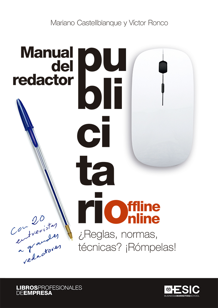 Portada del Libro Manual Del Redactor Publicitario Offline Online: ¿Reglas Normas Tecnic de Victor Ronco - 9788417914356